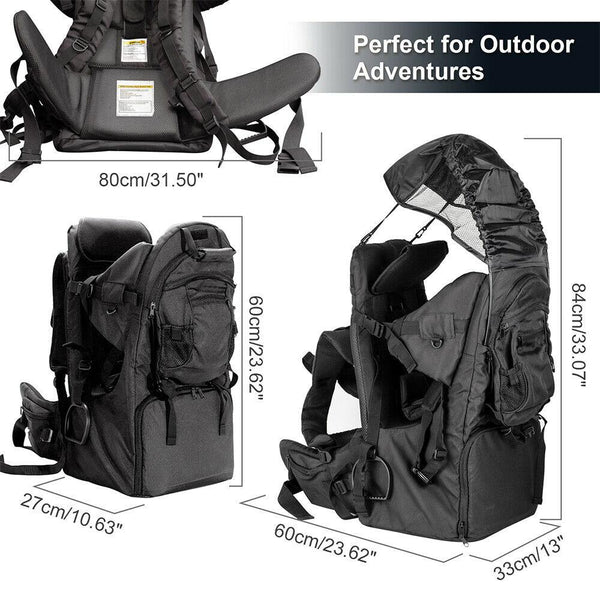 Baby/Toddler Hiking Backpack Carrier with Stand - My Holiday Hire